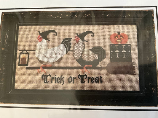 Twin Peak Primitives Hold Tight counted cross stitch chart