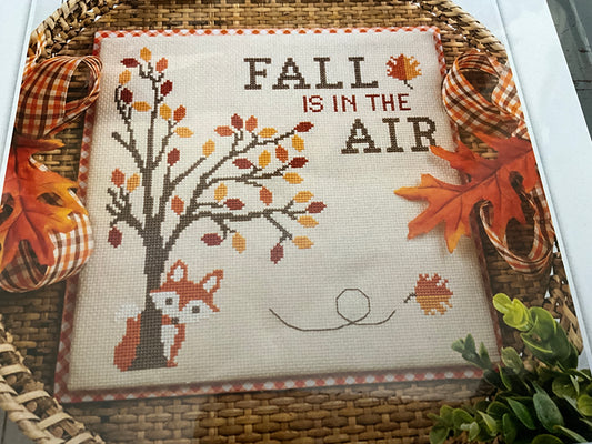 Fall is in the Air featured in Stitch Quarterly counted cross stitch chart