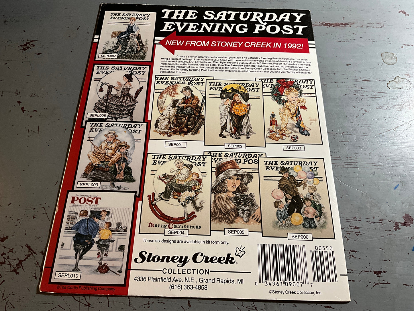 Stoney Creek The Saturday Evening Post Best Friends SEPL007 counted cross stitch chart