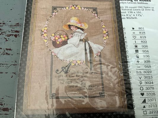 Told-In-A-Garden A Gathering of Roses cross stitch chart