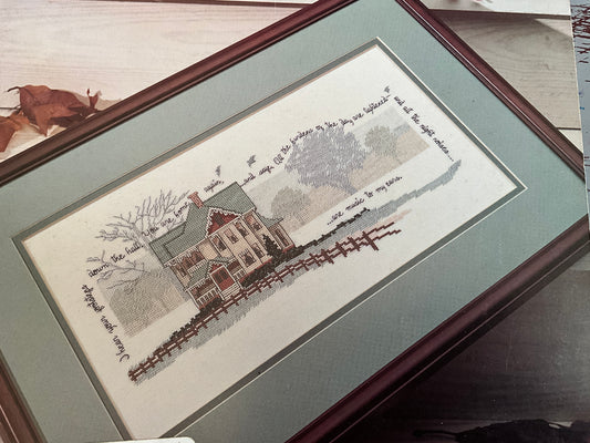 Leisure Arts Home Again Leaflet 694 counted cross stitch chart