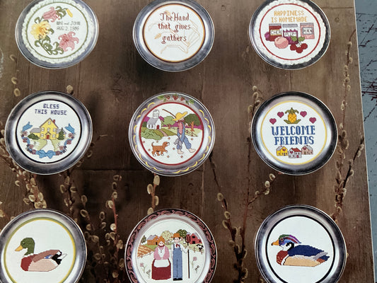 Kount On Kappie Round Our Country Home Book 80 counted cross stitch chart 24 projects