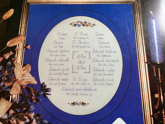 Linda Wilson Reesor Design “I Am That I Am” Book 5 counted cross stitch chart