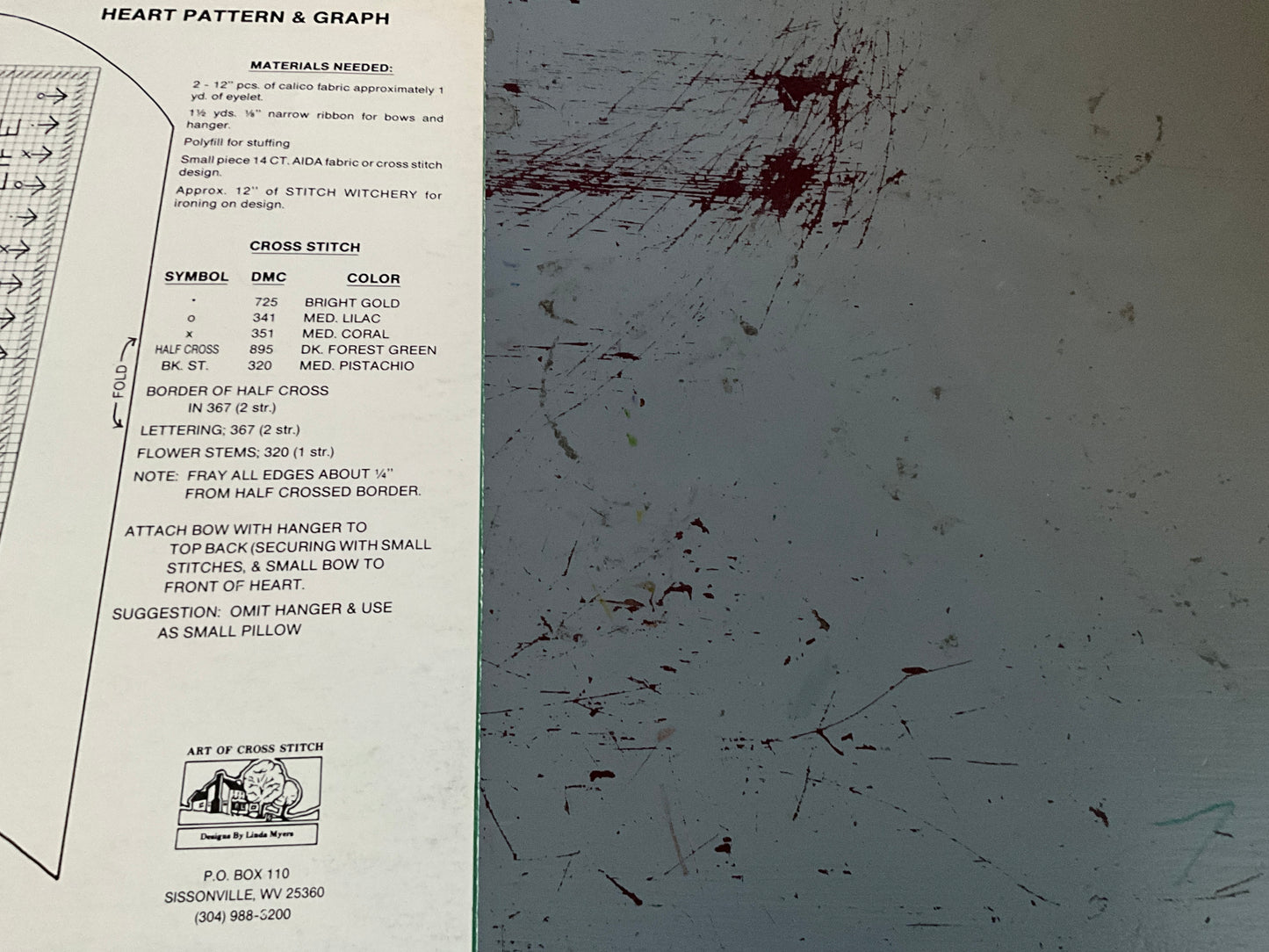 Linda Myers’ “Friends Are The Flowers Of Life”counted cross stitch chart