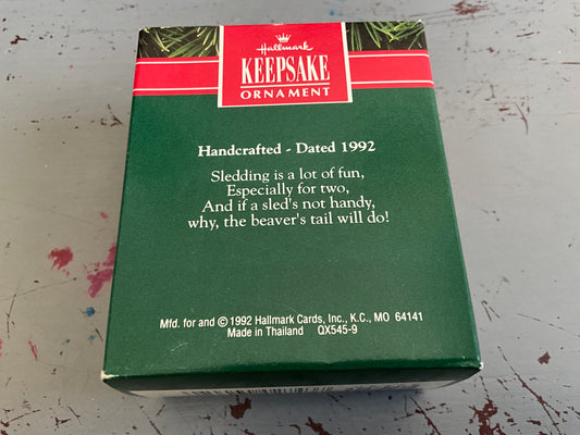 Hallmark Toboggan Trail Keepsake Ornament QX545-9