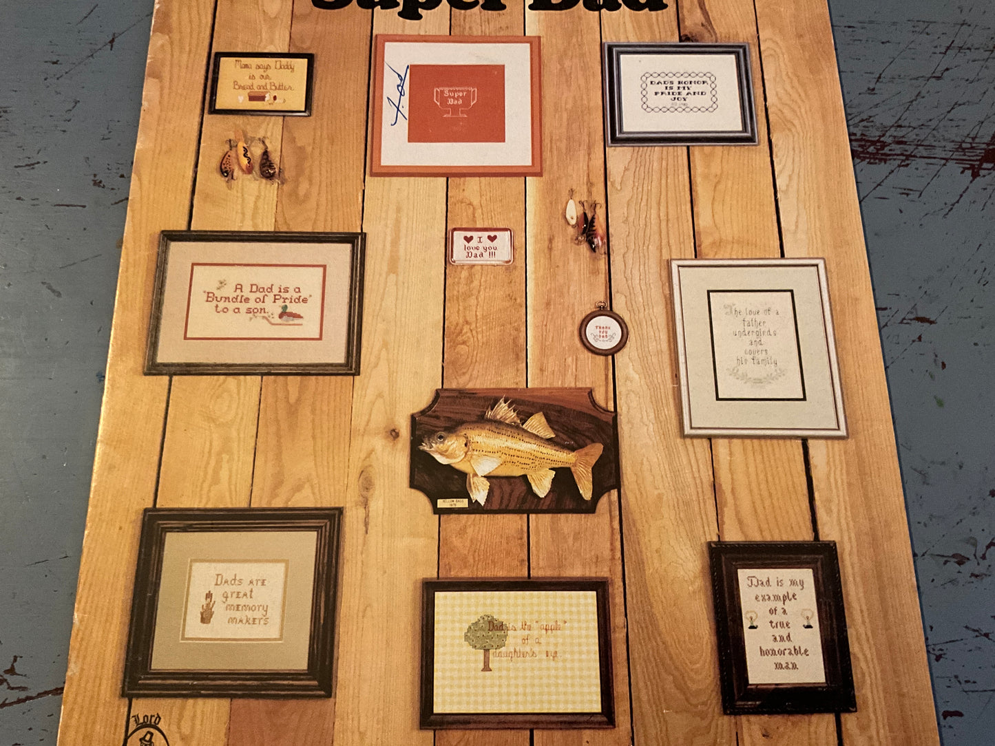 Lord Cricket Super Dad Book 1 counted cross stitch chart