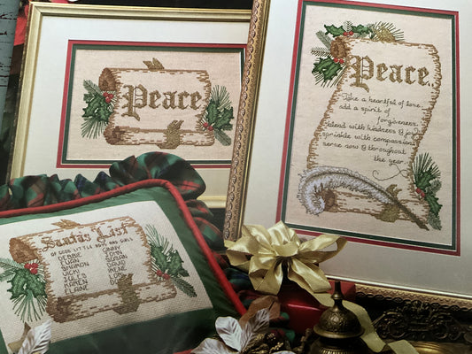 True Colors Recipe for Christmas Peace BCL-10187 is a cross-stitch chart.