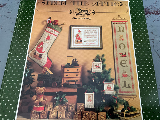 June Grigg Presents From The Attic Giordano counted cross stitch chart