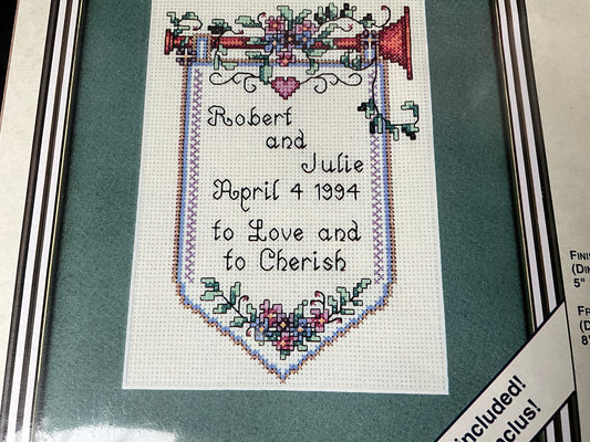 JCA Weekenders A Banner Day cross stitch kit 14 count AIDA