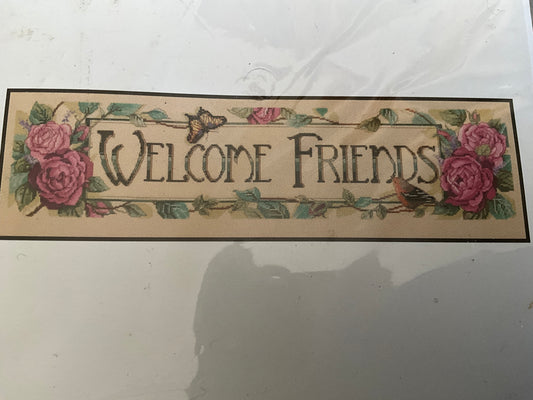 Dimensions Welcome Friends 023-0308 cross stitch chart