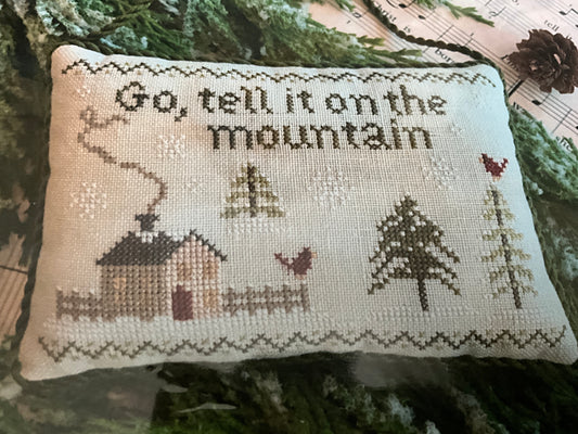 Go Tell It On the Mountain by Annie Turner counted cross stitch chart