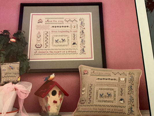 JBW Designs Heart Song Book # 17 counted cross stitch chart