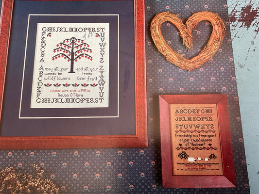 School House Designs Sampler Traditions leaflet three counted cross stitch chart