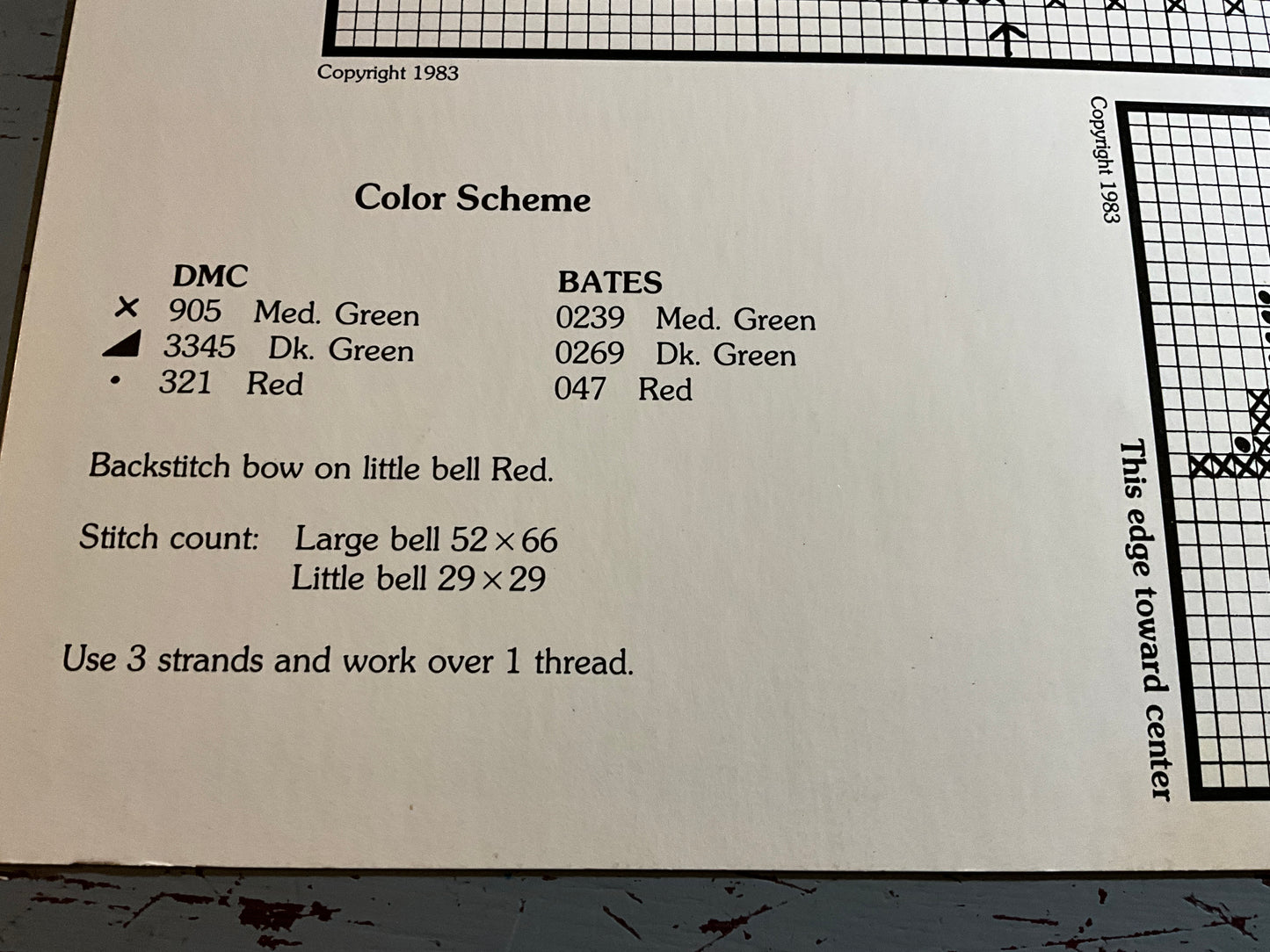 Aggie J Designs Christmas Hopscotch Leaflet #10 counted cross stitch chart