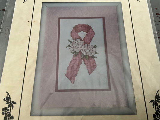 Lorrac Designs Breast Cancer Ribbon mini motifs #350-003 cross stitch chart