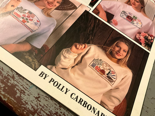 Leisure Arts For Each Season in waste canvas Leaflet 2175 counted cross stitch chart