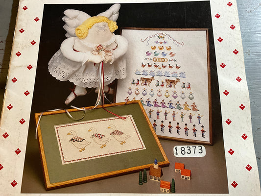 Cricket Christmas in July counted cross stitch chart