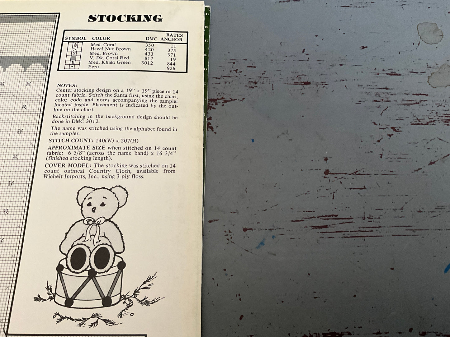 June Grigg Presents From The Attic Giordano counted cross stitch chart