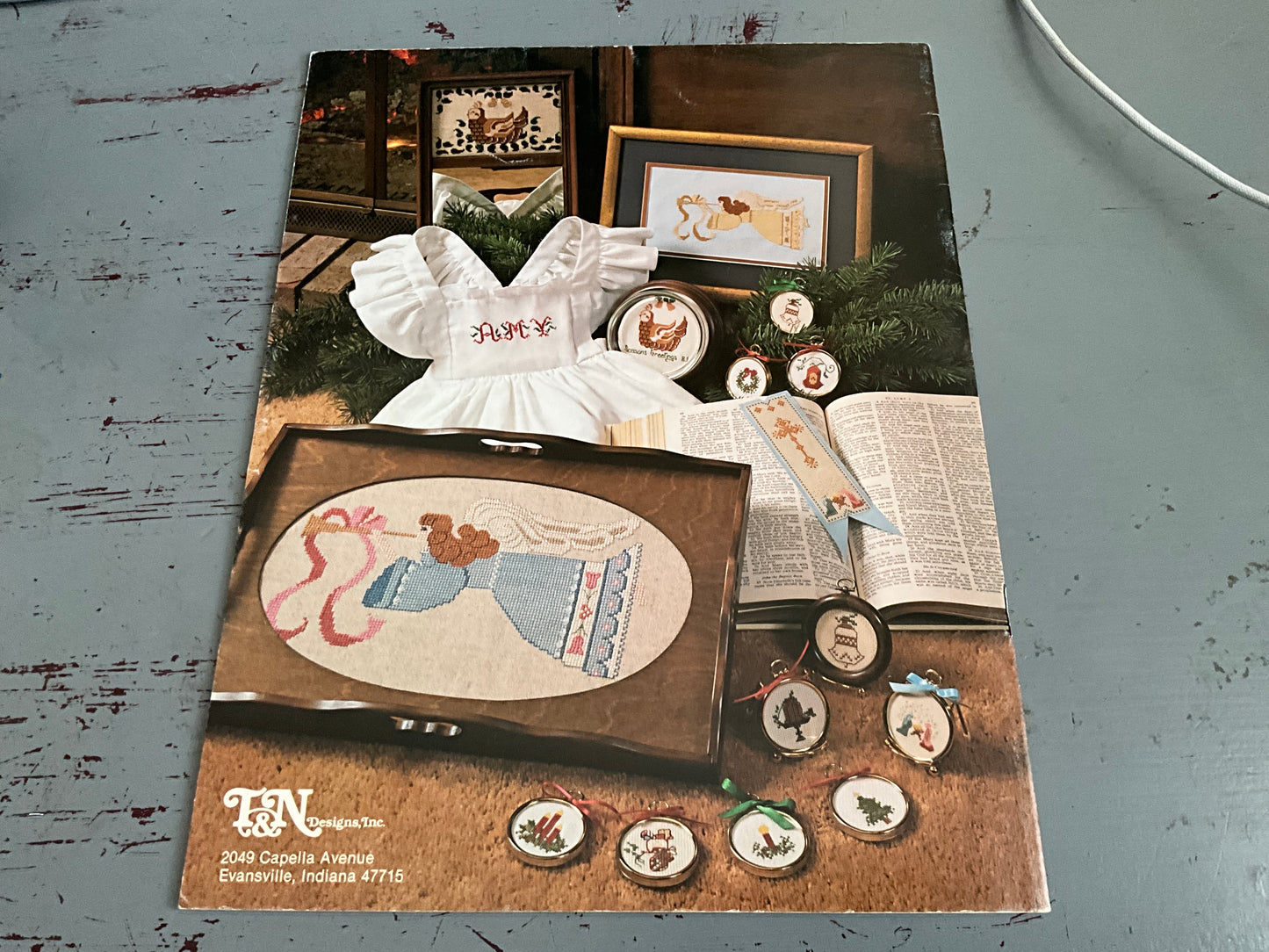 T&N Designs Christmas All Through The House Book 1 counted cross stitch chart