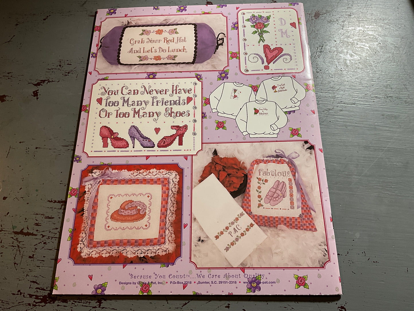 Designs by Gloria & Pat Red Hattitude cross stitch chart