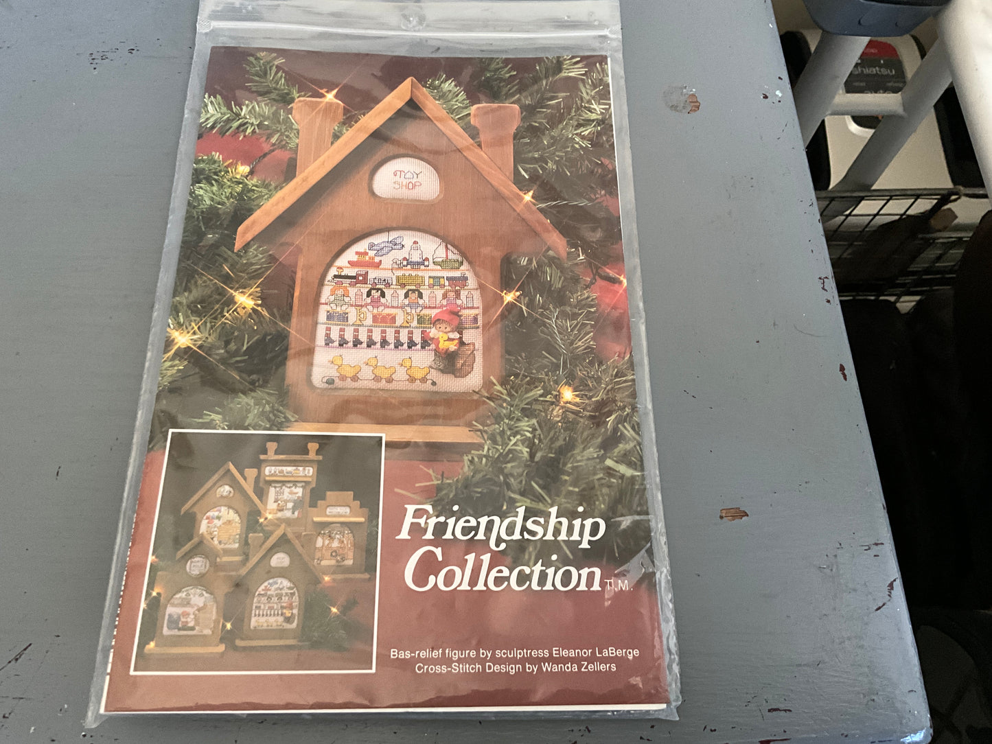 Friendship Collection Choice Of Counted Cross Stitch Charts With with Bas-Relief Figure Embellishment Included