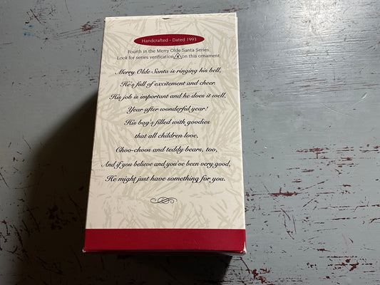 Hallmark Merry Olde Santa #4 1993 Keepsake Ornament QX484-2