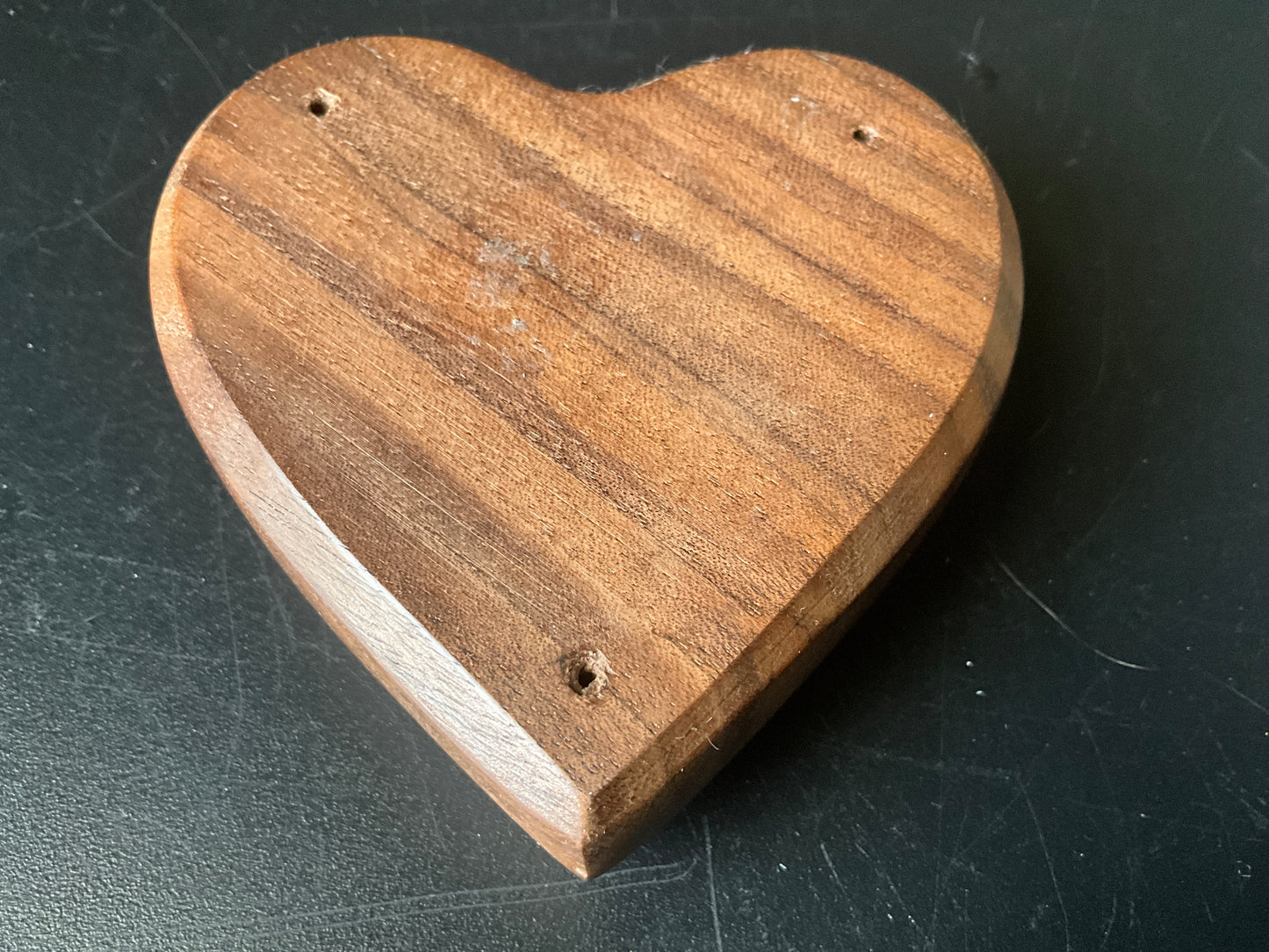 Wonderful wooden heart tea light candle holder decorative keepsake