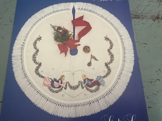 Studio Seven Angel Tree Skirt by Bea & Chris No. 266 counted cross stitch chart