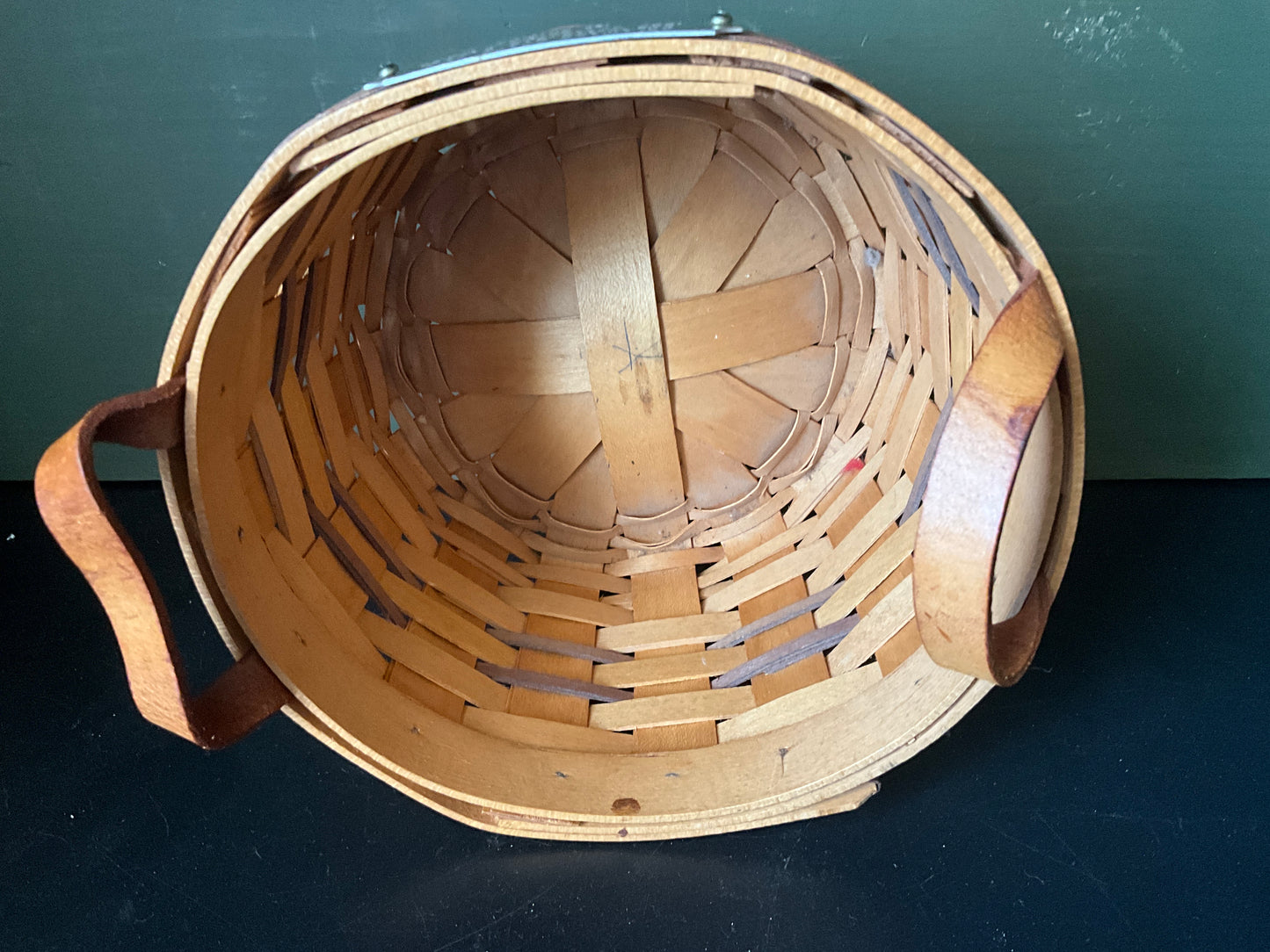 Delaware State Fair 1987 Collectors Basket 1st Edition Delaware Heritage Handwoven Heirloom Baskets 5 Commemorative Keepsake