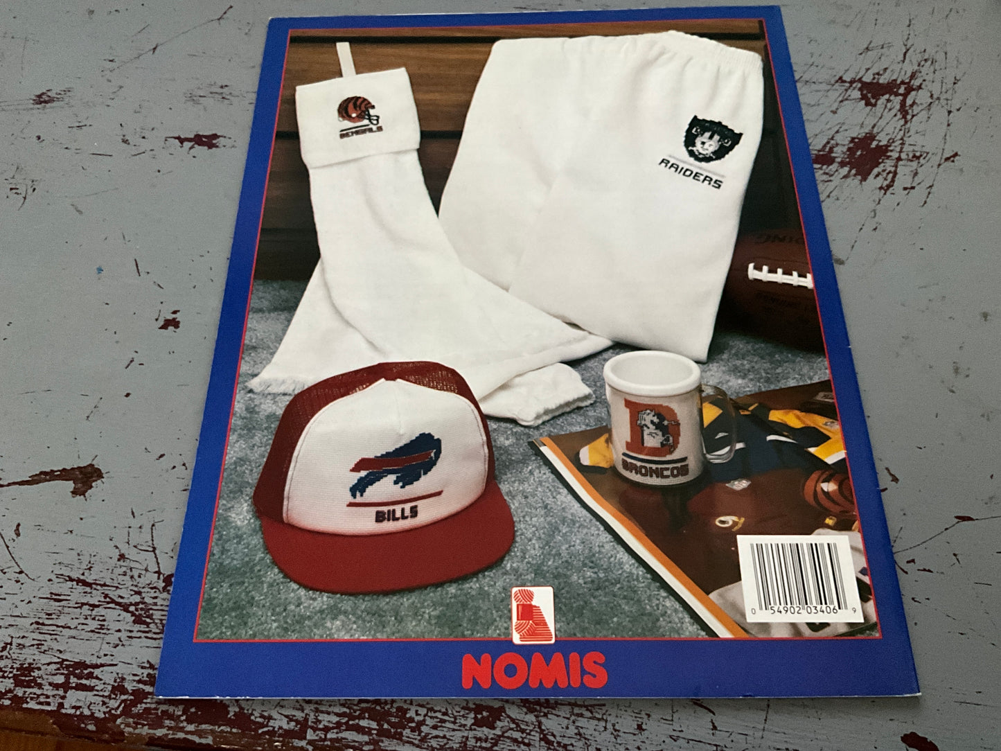 Nomis Team NFL cross stitch minis volume 406 counted cross stitch chart
