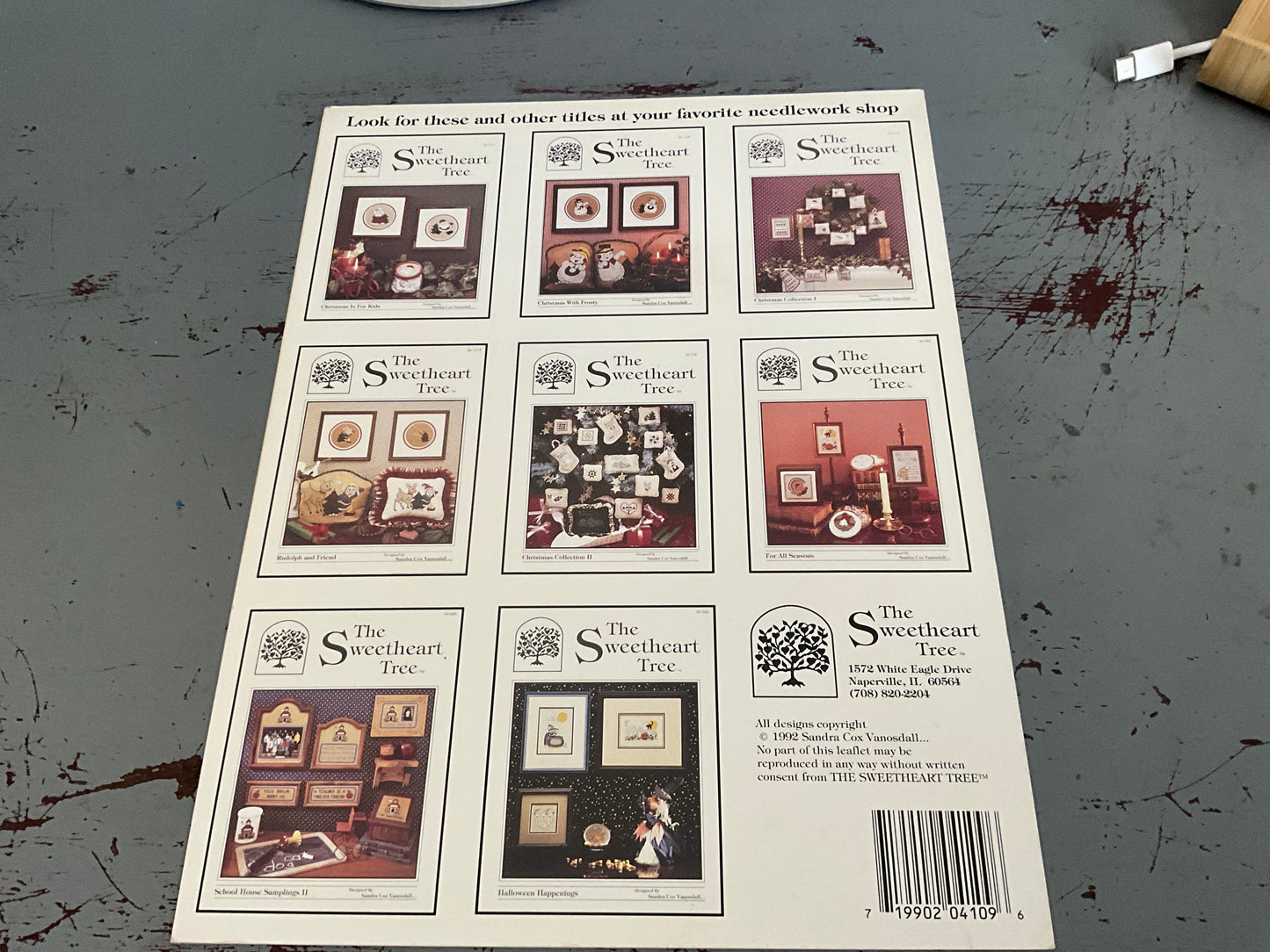 The Sweetheart Tree Christmas Band Sampler sv-cc9 counted cross stitch chart