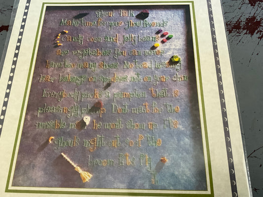 White Lyon Needleart Designs Ghoul Talk cross stitch chart