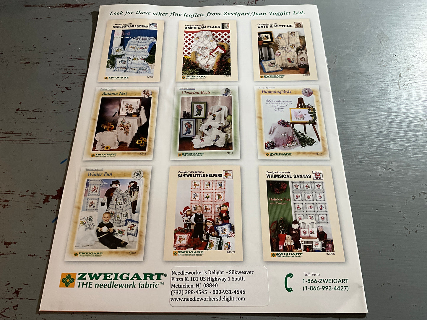 Zweigart Trick or Treat JO15 counted cross stitch chart