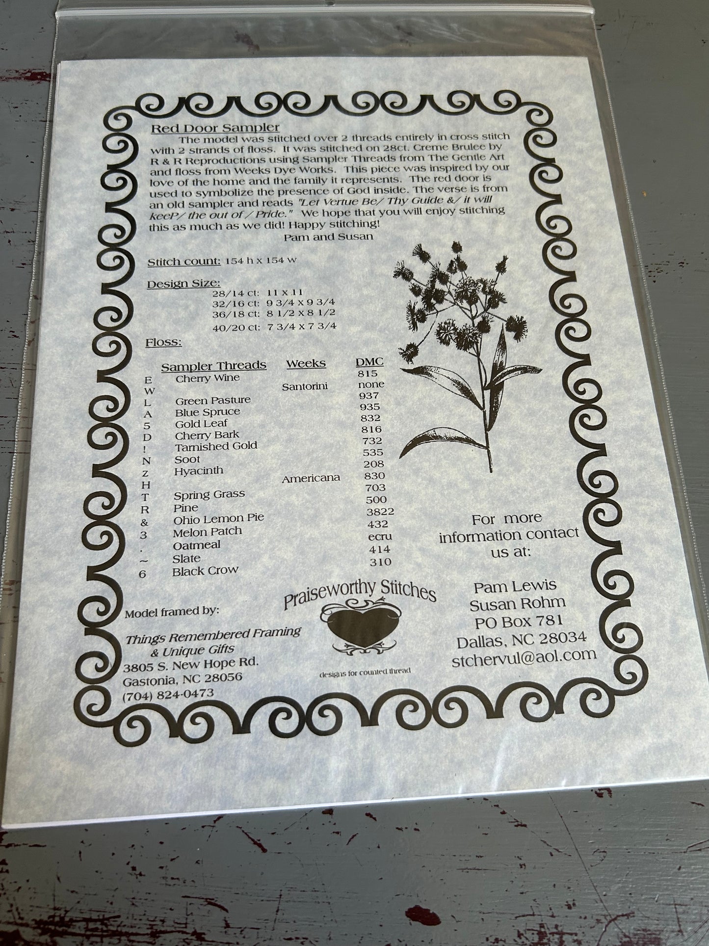 Praiseworthy Stitches choice cross stitch charts see pictures and variations