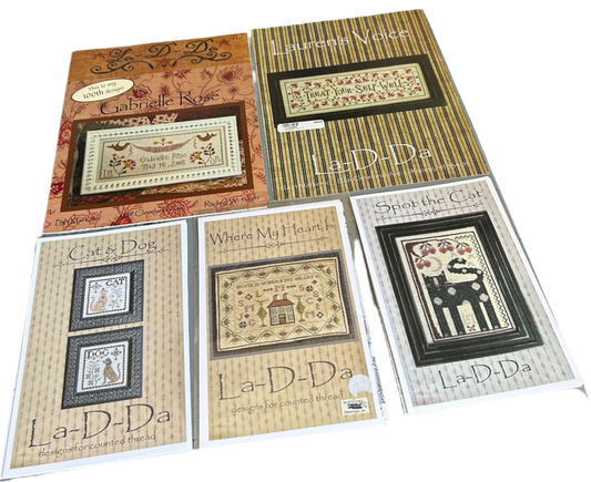 La-D-Da designs for counted thread choice see pictures and variations