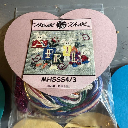 Mill Hill Monthly Calendar Series choice needlecraft kits very hard to find see pictures and description*