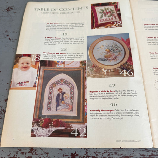 Better Homes and Gardens Cross Stitch Christmas 41 Charts 1997 Counted Cross Stitch Magazine