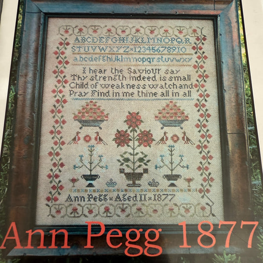 The Scarlett House Ann Pegg 1877 counted cross stitch chart
