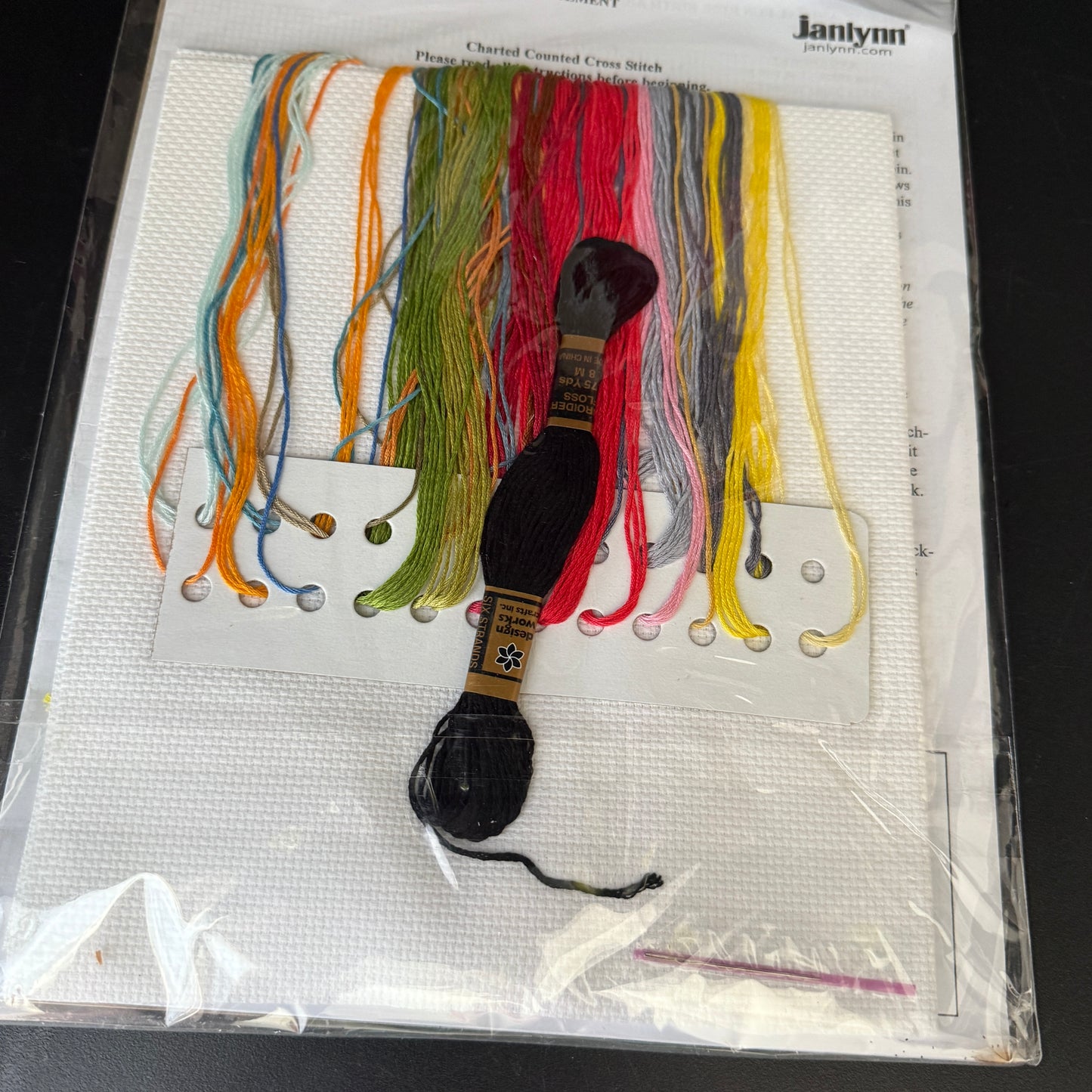 Jannlyn Baby Animal Fun Ride 021-1775 cross stitch kit 11 x 14 inches