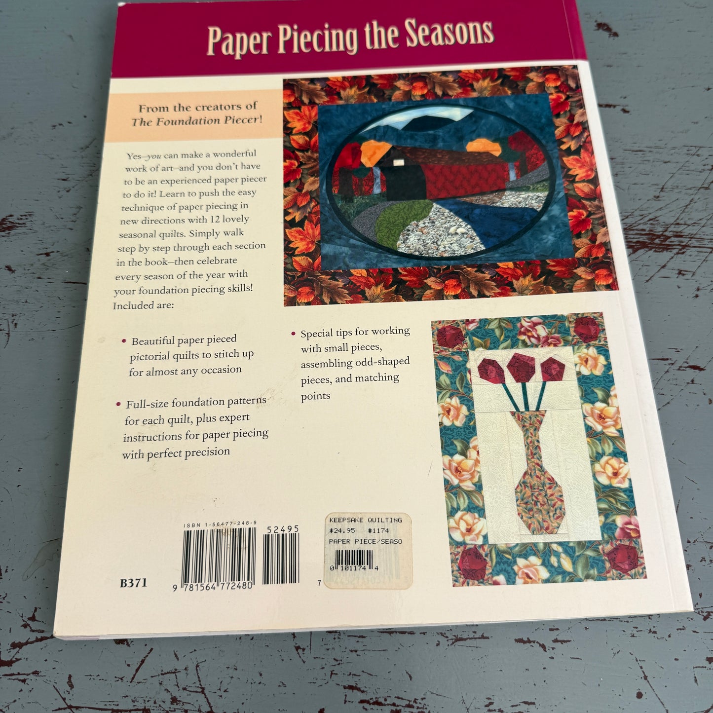 That Patchwork Place Paper Piecing the Seasons pattern Book