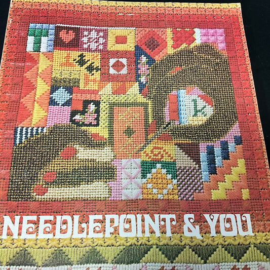 Needlepoint & You by Antoinette Lewis vintage 1976 book