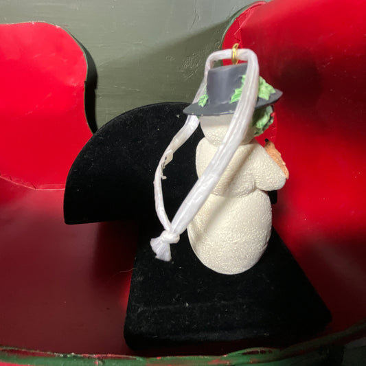 Hallmark My First Snowman 2001 Marjolein Bastin Nature's Sketchbook Keepsake ornament QX4442