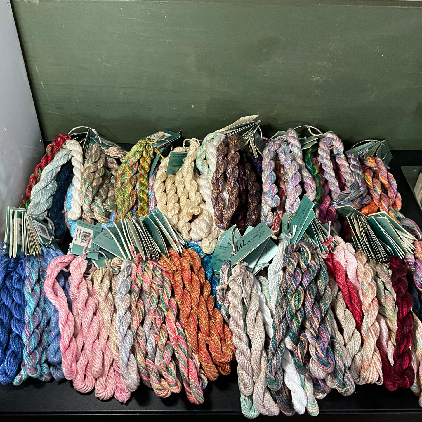 Caron collection Watercolours choice threads 3 Ply Pima Cotton hand-dyed 10 yards made in the USA Sold by the Skein see variations*