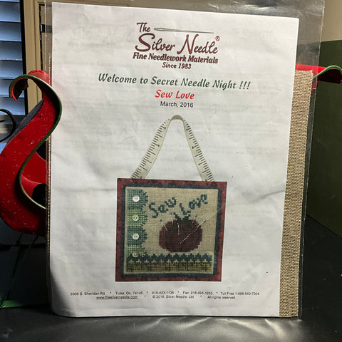 The Silver Needle Sew Love Vintage 2016cross stitch kit