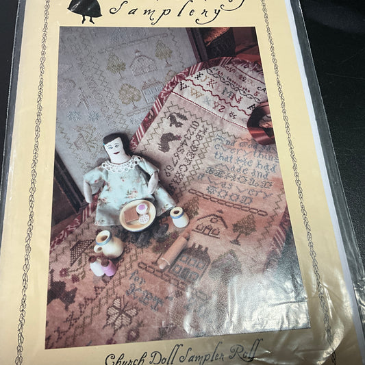 Heartstring Samplery Church Doll Sampler Roll pattern
