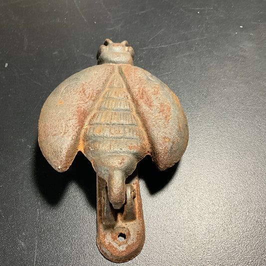 Honey Bee door knocker vintage cast iron restoration hardware