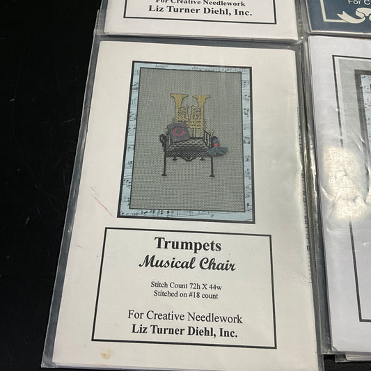 Liz Turner Diehl For Creative Needlework choice counted cross stitch charts see pictures and variations*