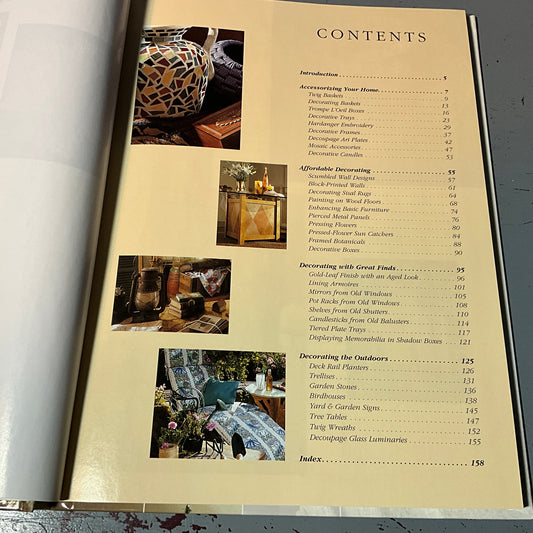 Home Fixing, Decorating, and Organizing Creative crafting arts book bargain choice see pictures and variations*