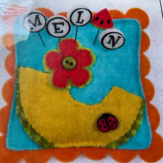 Just Another Button Company Seasonal Sliders ...Juicy Fruits felt kit*