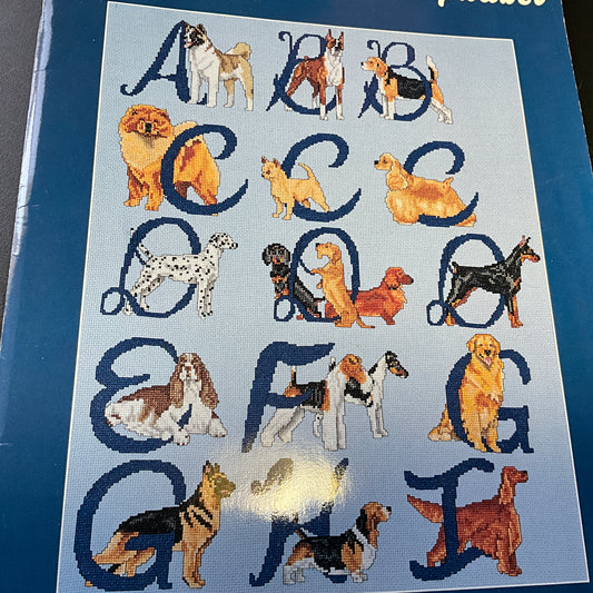 Pegasus Publication Stephanie's Dog Alphabet Book 199 cross stitch chart